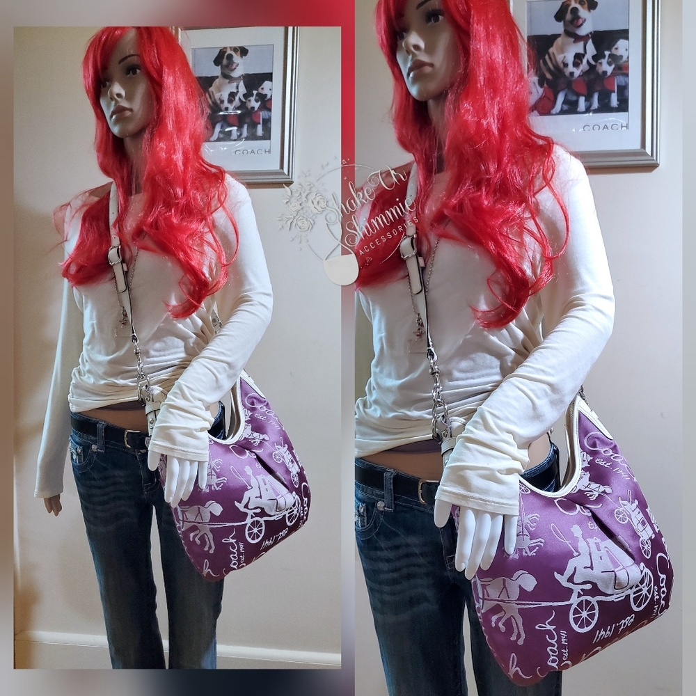 COACH HORSE & CARRIAGE HOBO - Picture 14 of 16